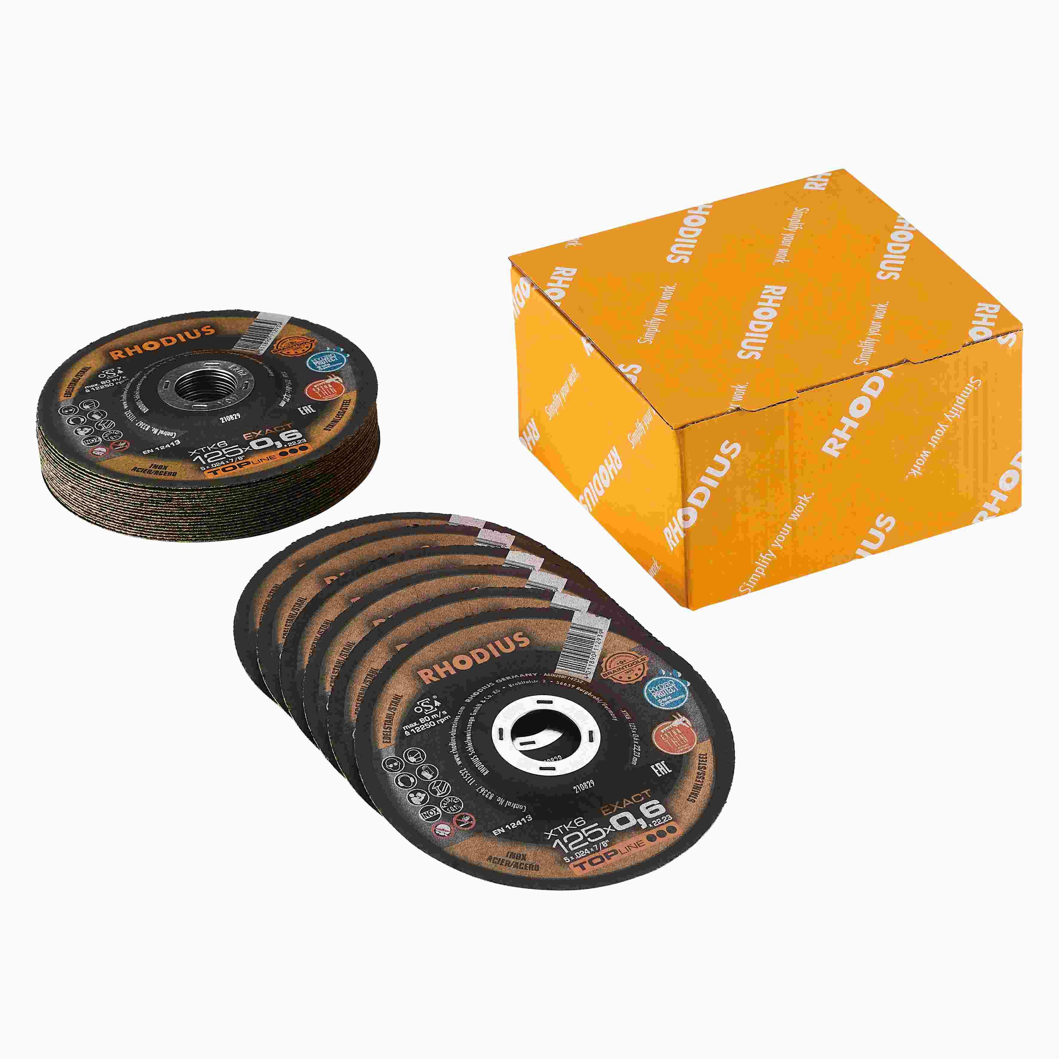 Rezný kotúč XTK6 EXACT 125x0,6x22,23  
